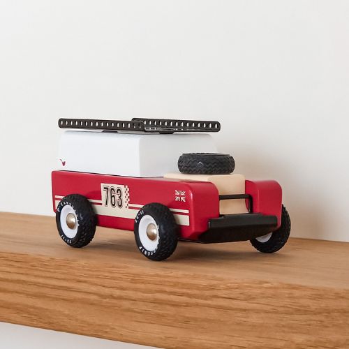 Houten speelgoedauto