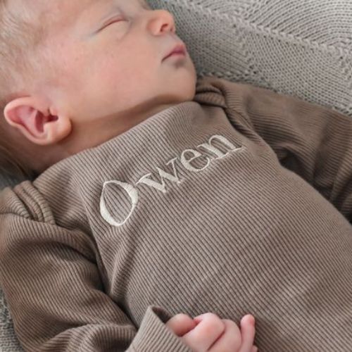 Rompertjes met naam gepersonaliseerd