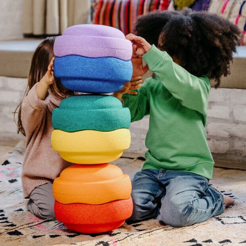 Stapelstein rainbow losse stenen en sets bij Studio Bambacht