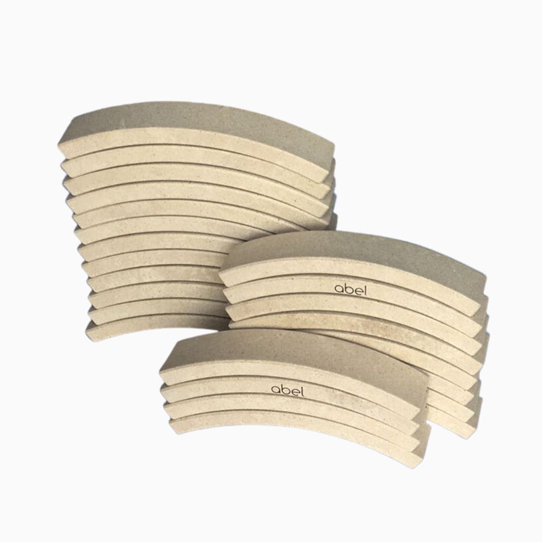 Duurzame houten blokken set met 24 gebogen blokken van Abel
