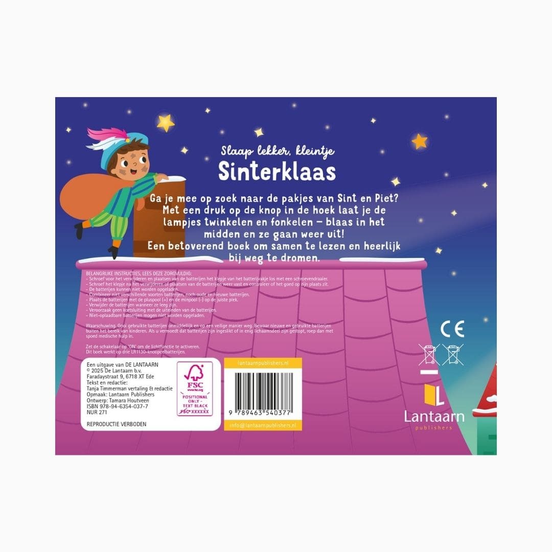 Slaap lekker, kleintje - Sinterklaas | Lantaarn Publishers