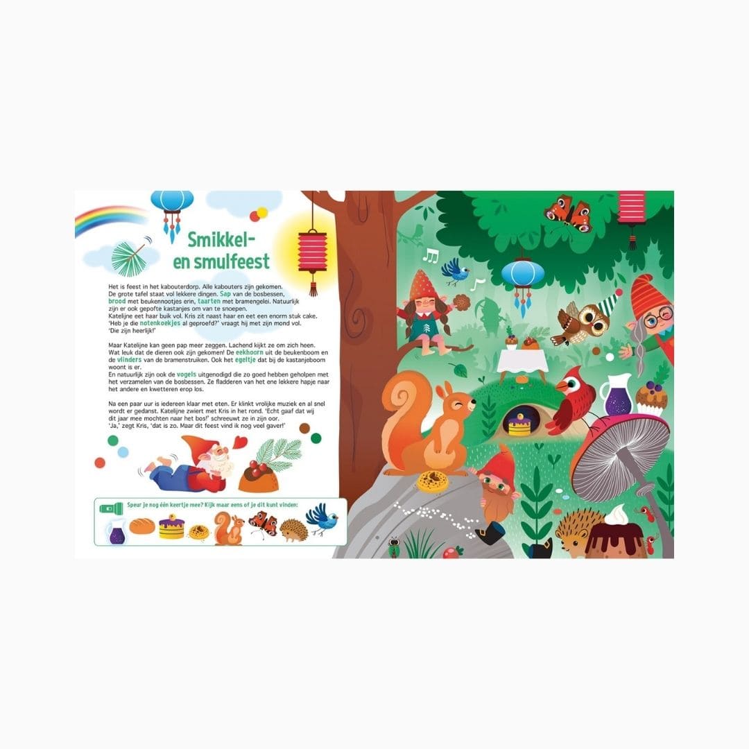 Zaklampboek Speuren in het kabouterbos - Lantaarn Publishers