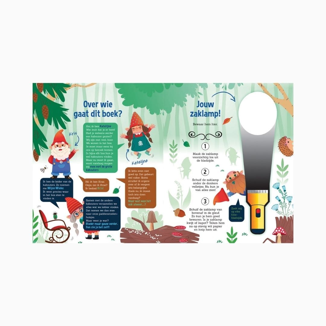 Zaklampboek Speuren in het kabouterbos - Lantaarn Publishers
