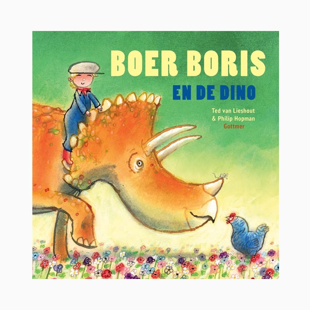 Boer Boris en de dino van Ted van Lieshout door uitgeverij Gottmer