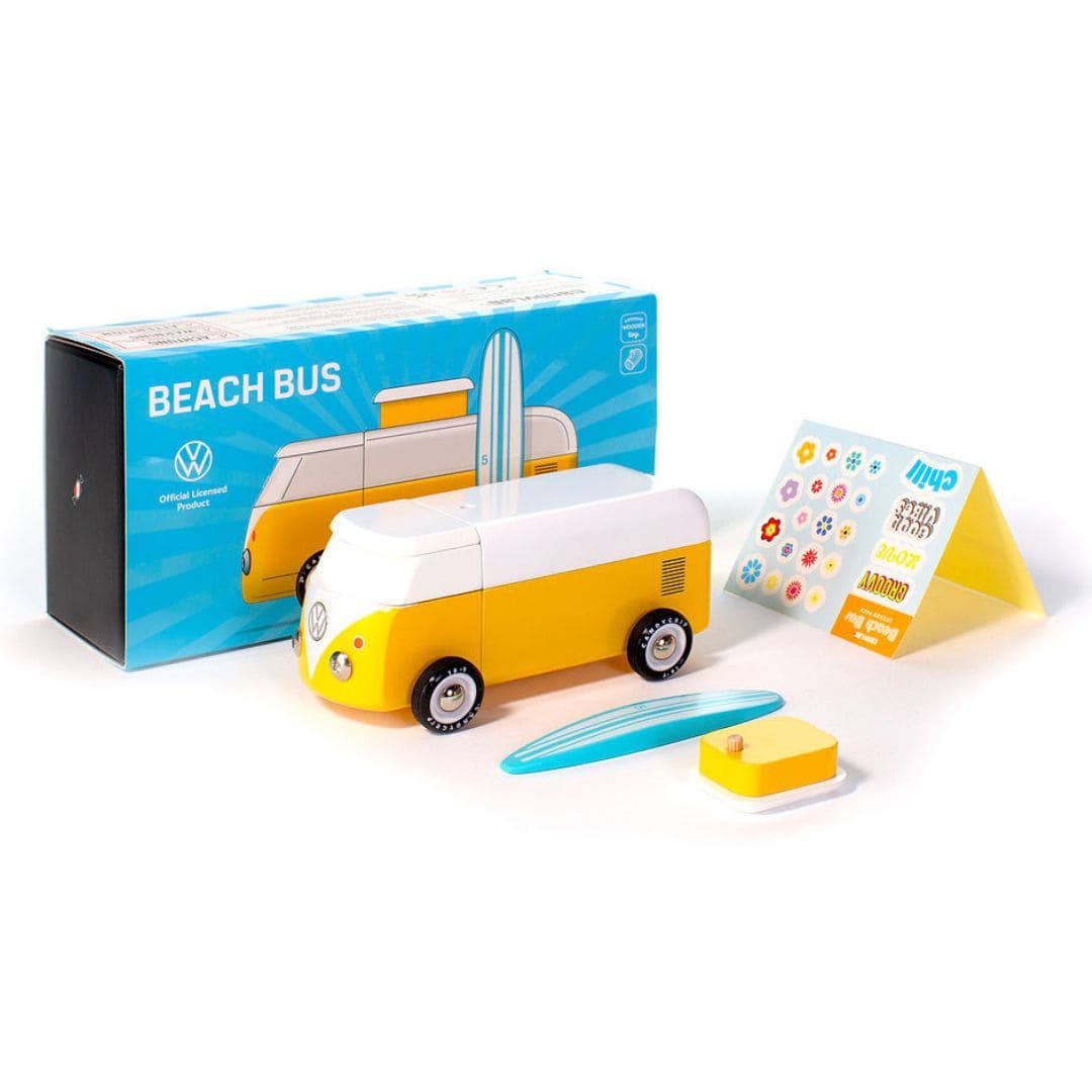 Candylab gele Volkswagen camper