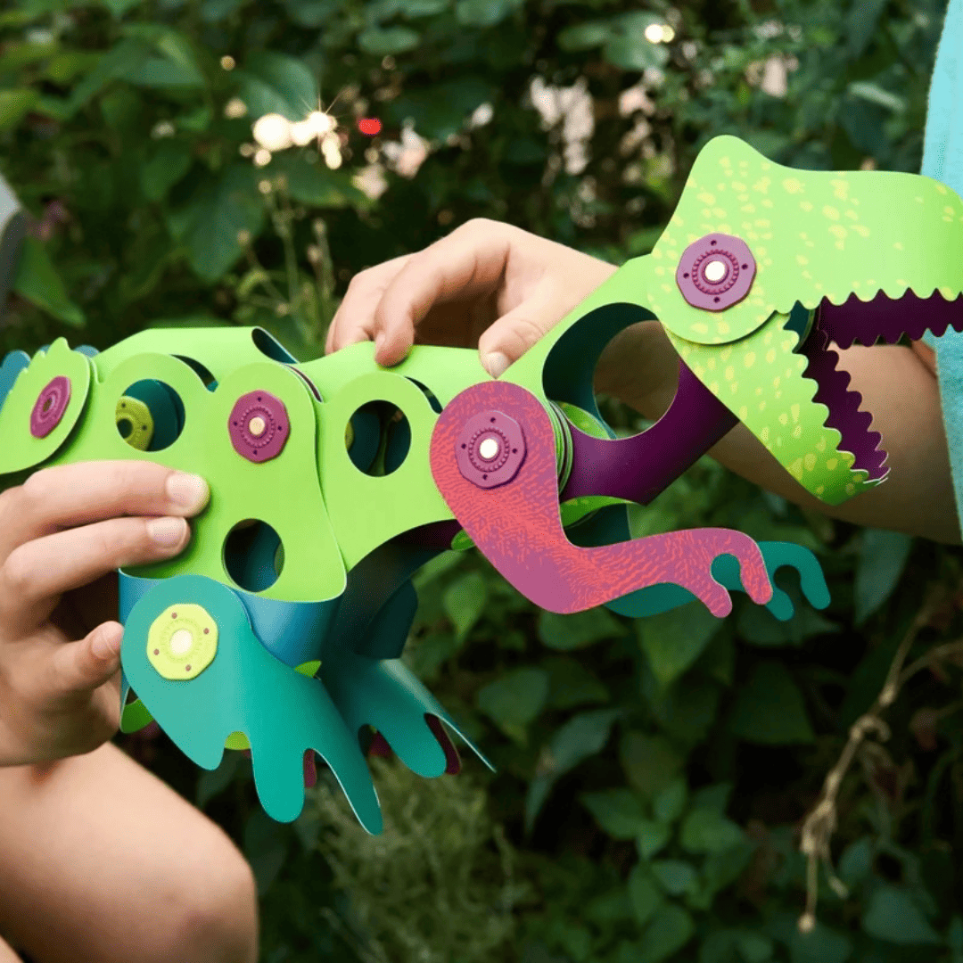 Clixo magnetische bouwset dino met 22 onderdelen
