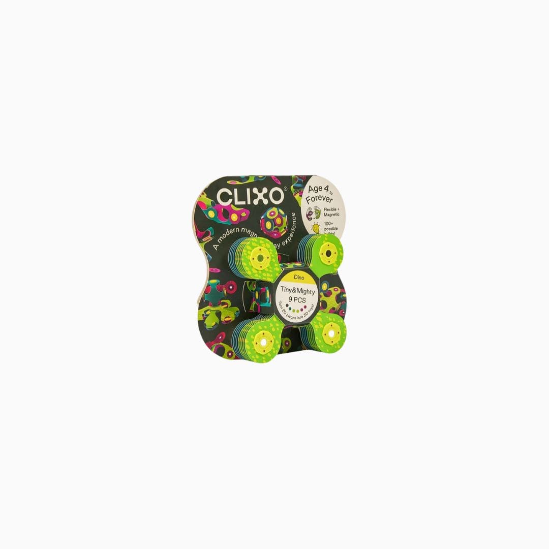 Clixo magnetisch bouwspeelgoed set tiny and mighty special dino