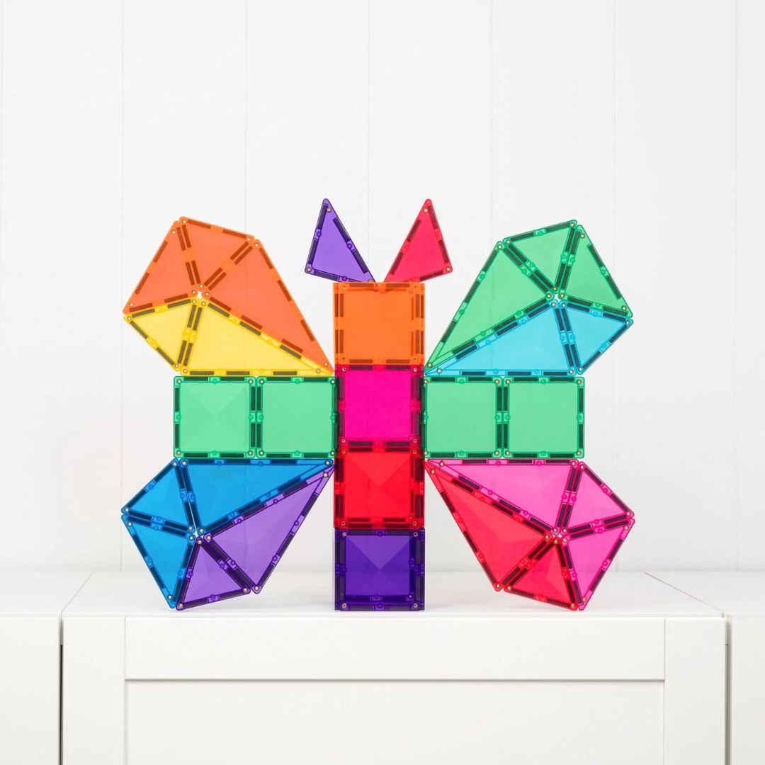 CONNETIX bright starter pack regenboog met 56 magnetische tegels