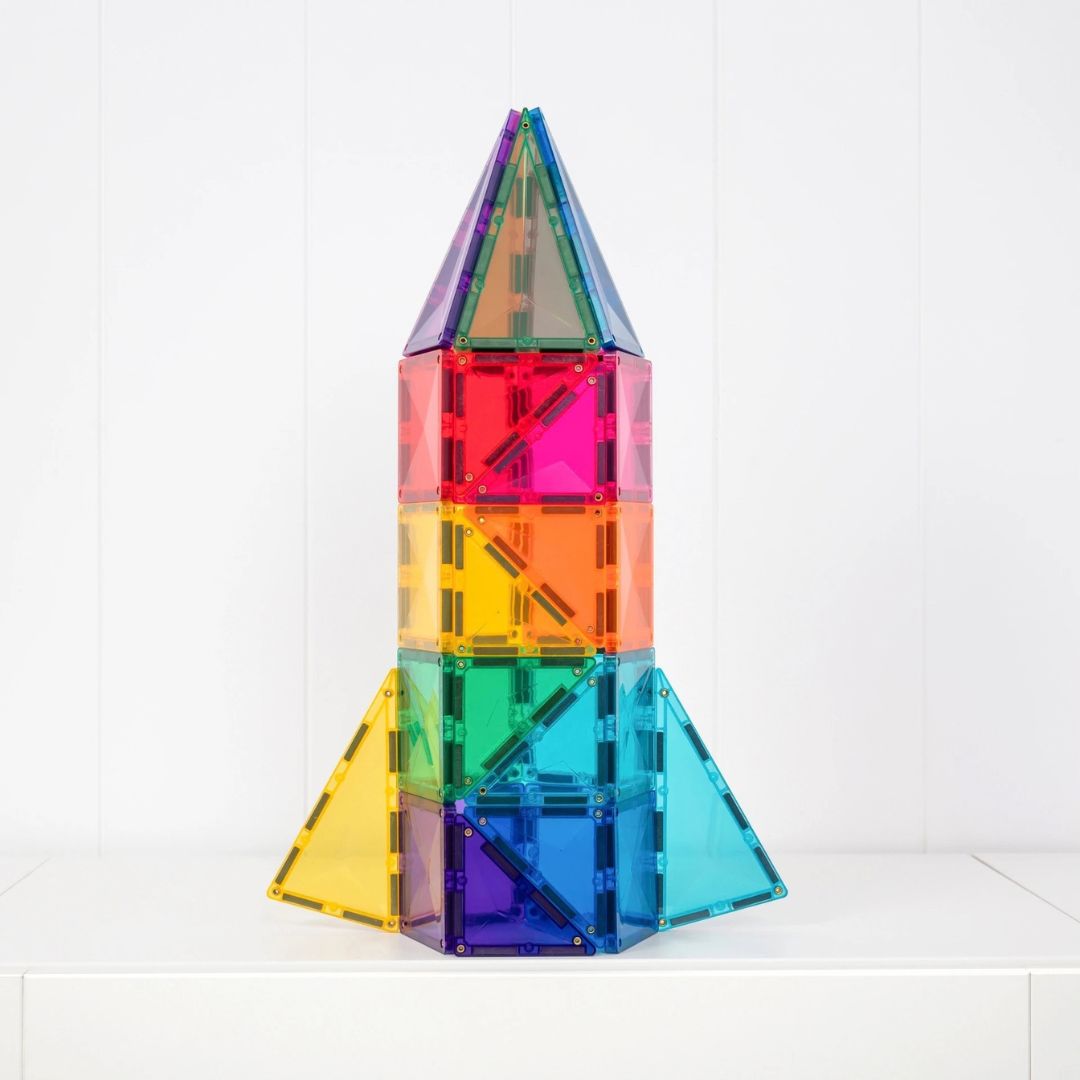 CONNETIX bright starter pack regenboog met 56 magnetische tegels