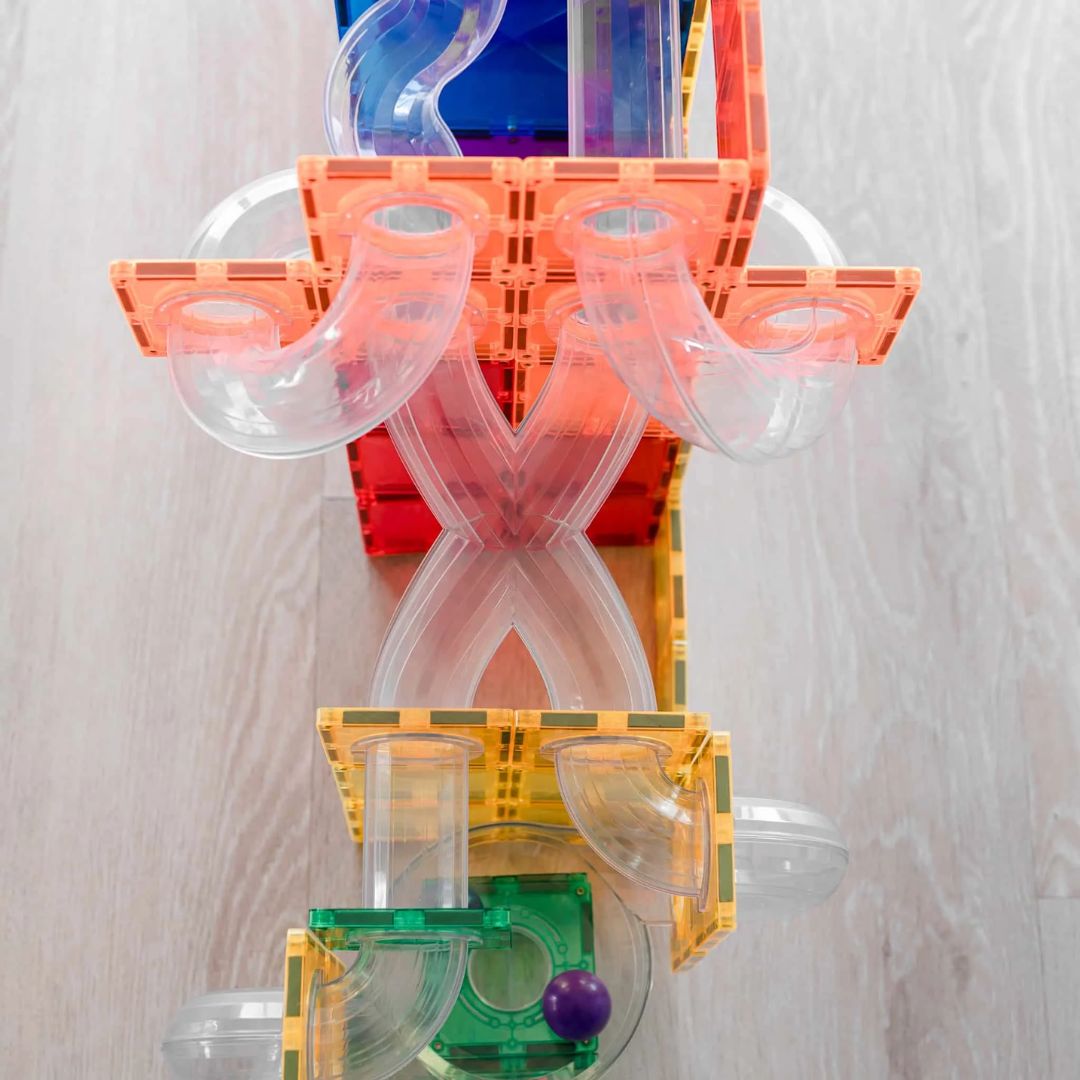 Connetix knikkerbaan uitbreidingsset rainbow