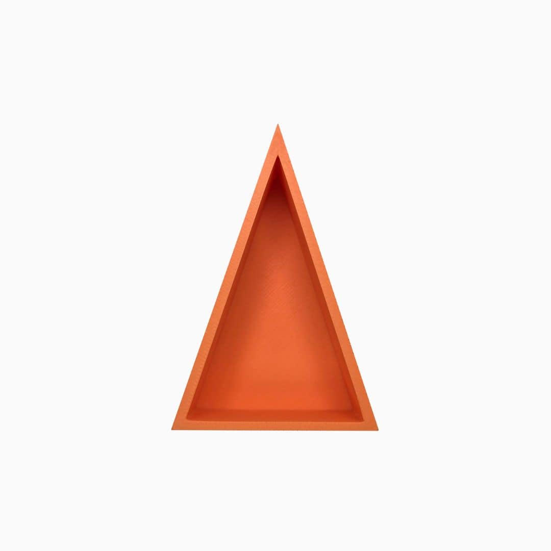 Grennn speelbakje 'mandigo' rechte driehoek in de kleur oranje