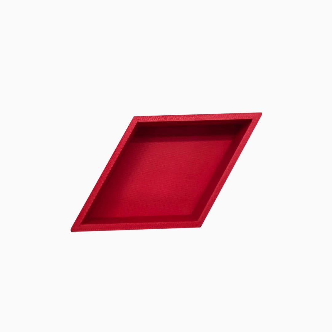 Grennn speelbakje 'mandigo' ruit in de kleur rood