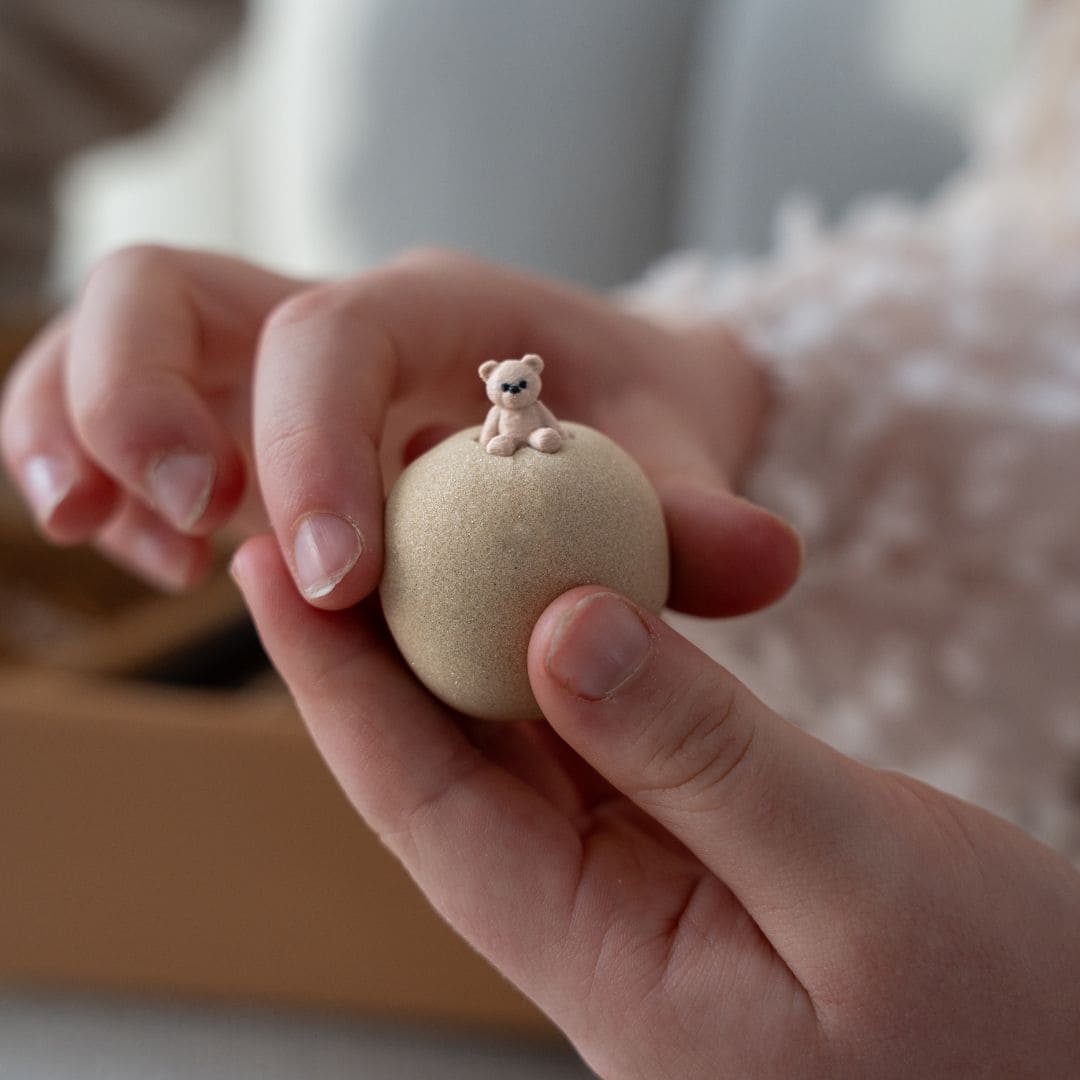 Grennn speelrijst teddy beer mix bruin