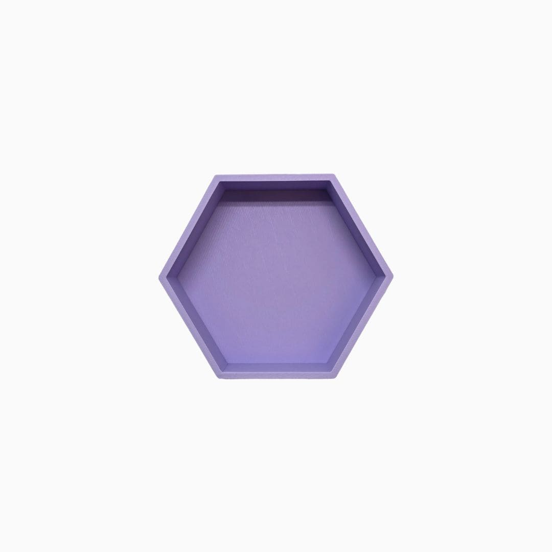 Grennn speelbakje 'mandigo' zeshoek in de kleur pastel paars