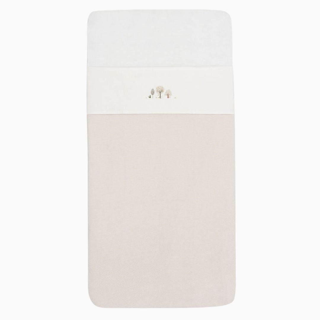 Jollein ledikantlaken 120x150cm in het thema Tiny Park