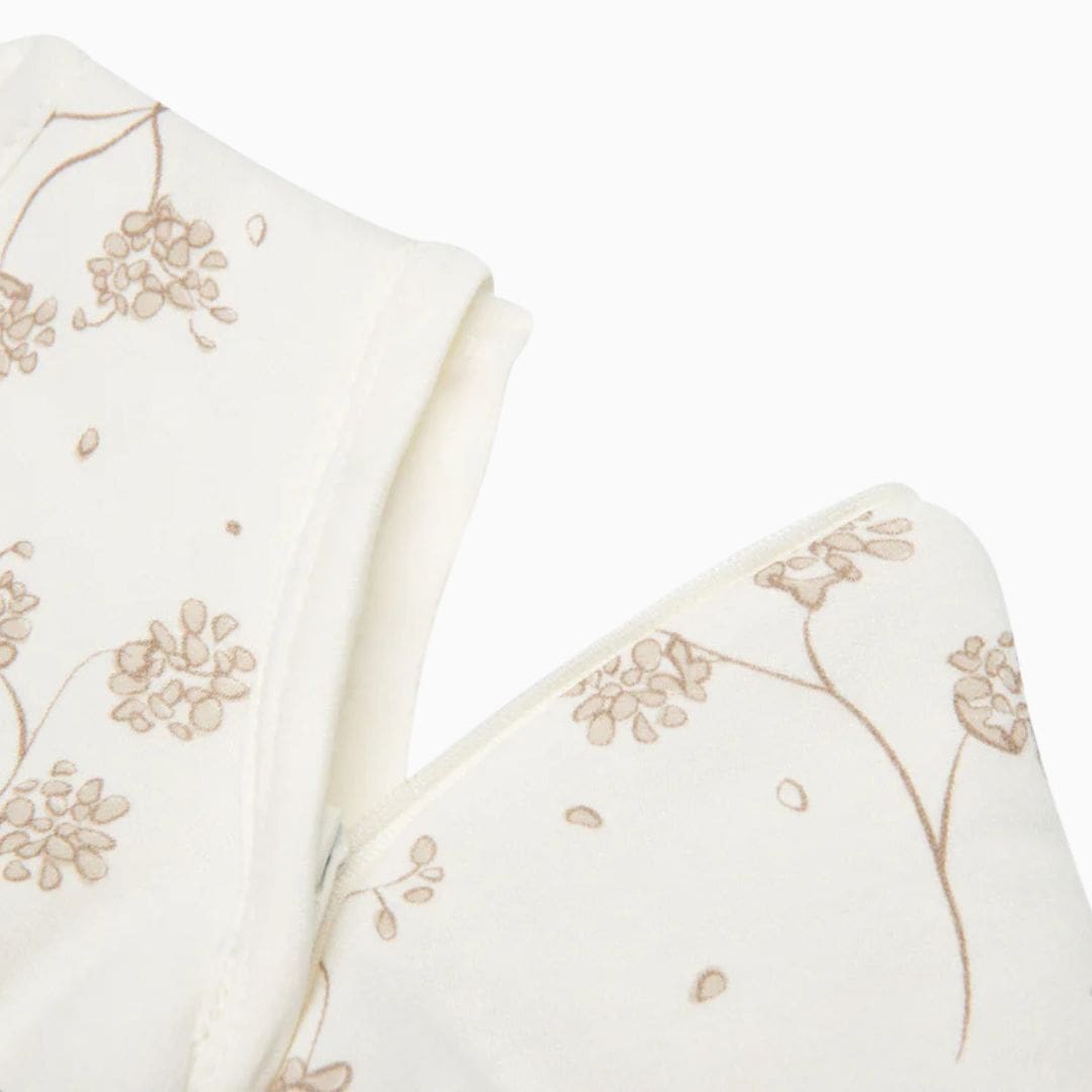 Jollein newborn slaapzak 60cm met afritsbare mouwen - leafy dreams