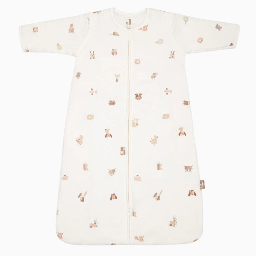 Jollein slaapzak met afritsbare mouwen - animal friends