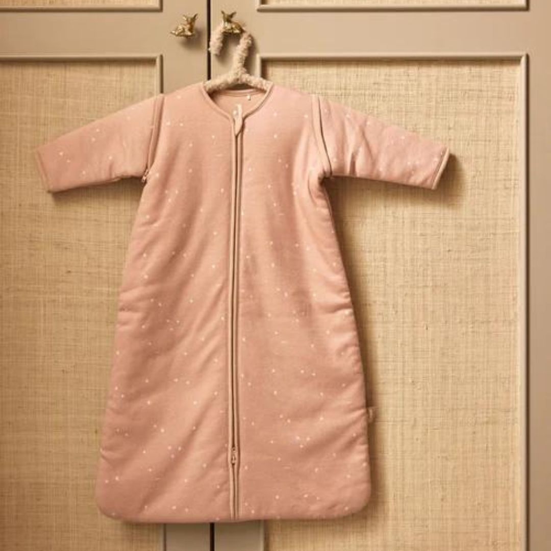 Jollein slaapzak met afritsbare mouwen Twinkling - Wild Rose