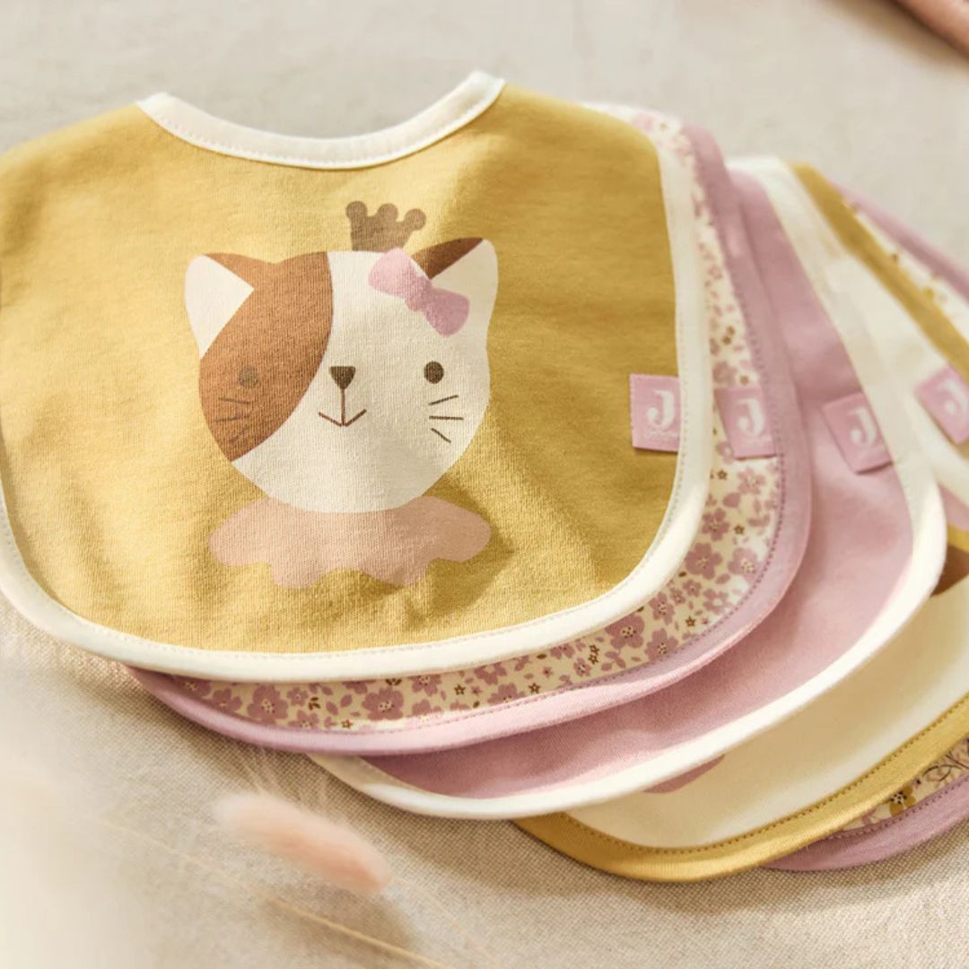 Jollein slabben set van 5 - Flower Fairies