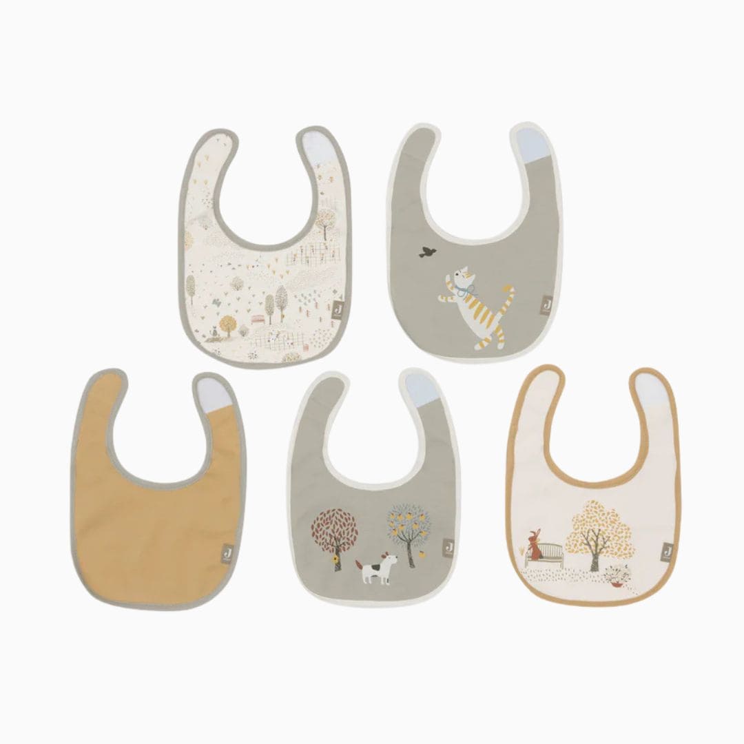 Jollein slabben set van 5 - Tiny Park