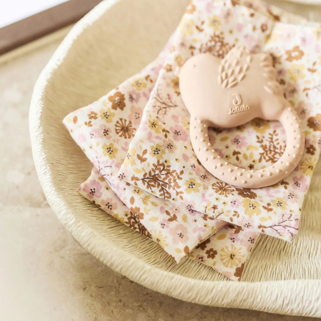 Jollein hydrofiele washandjes set Flower Fairies