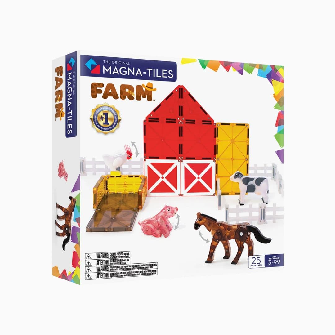 Magna-Tiles boerderijdieren set 25-delig