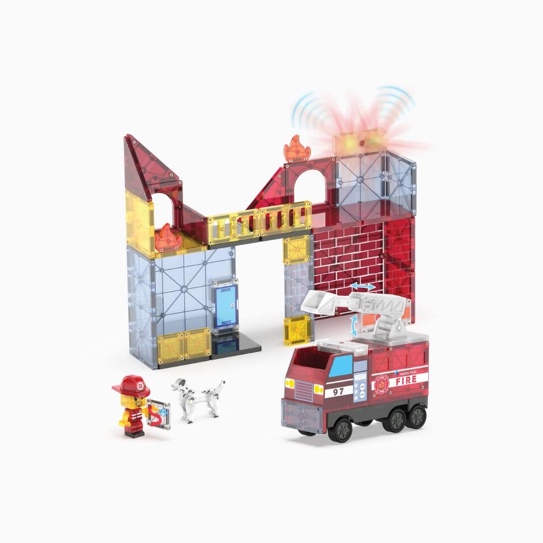 Magna-Tiles brandweer set 50-delig