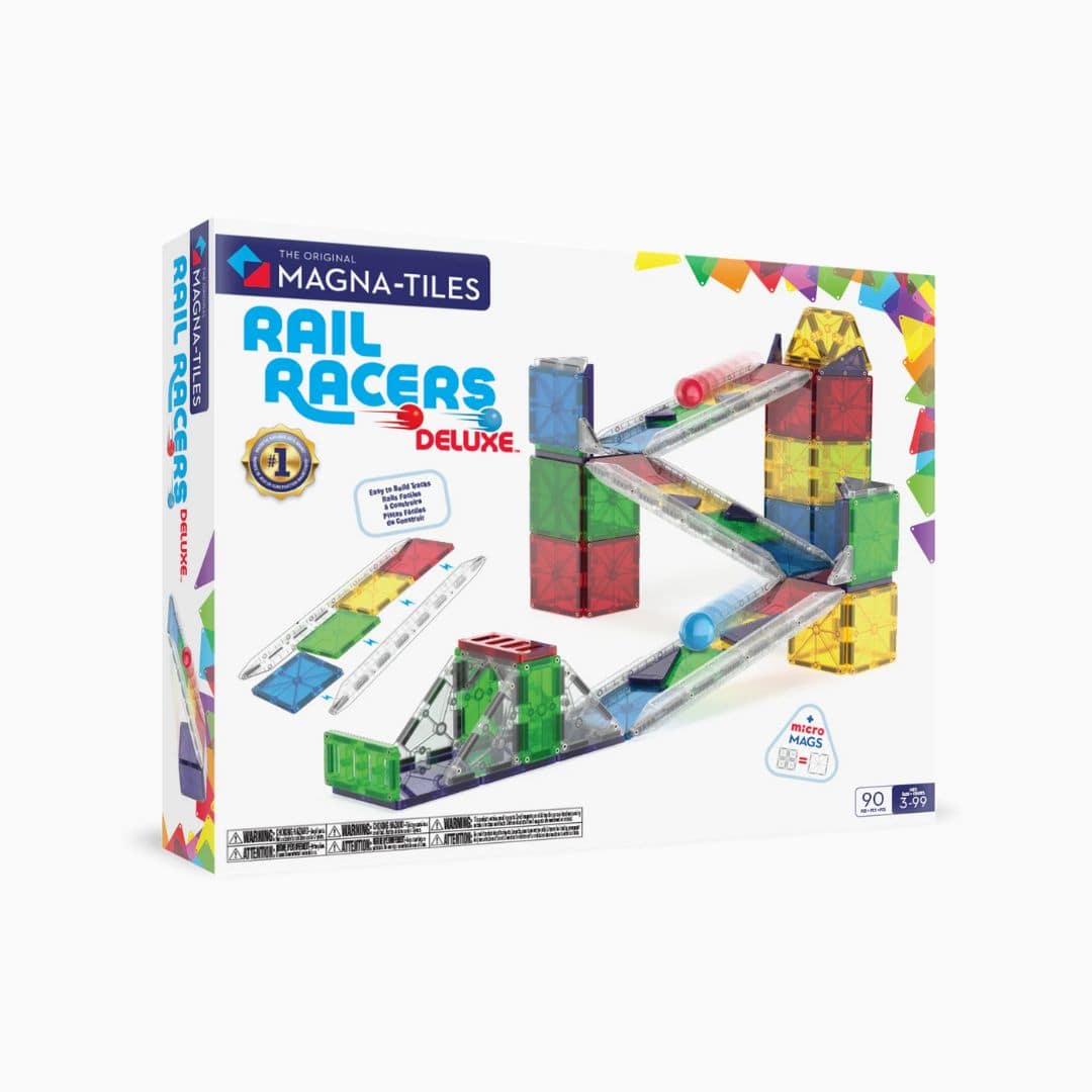 Magna-Tiles rail racers deluxe set 90-delig