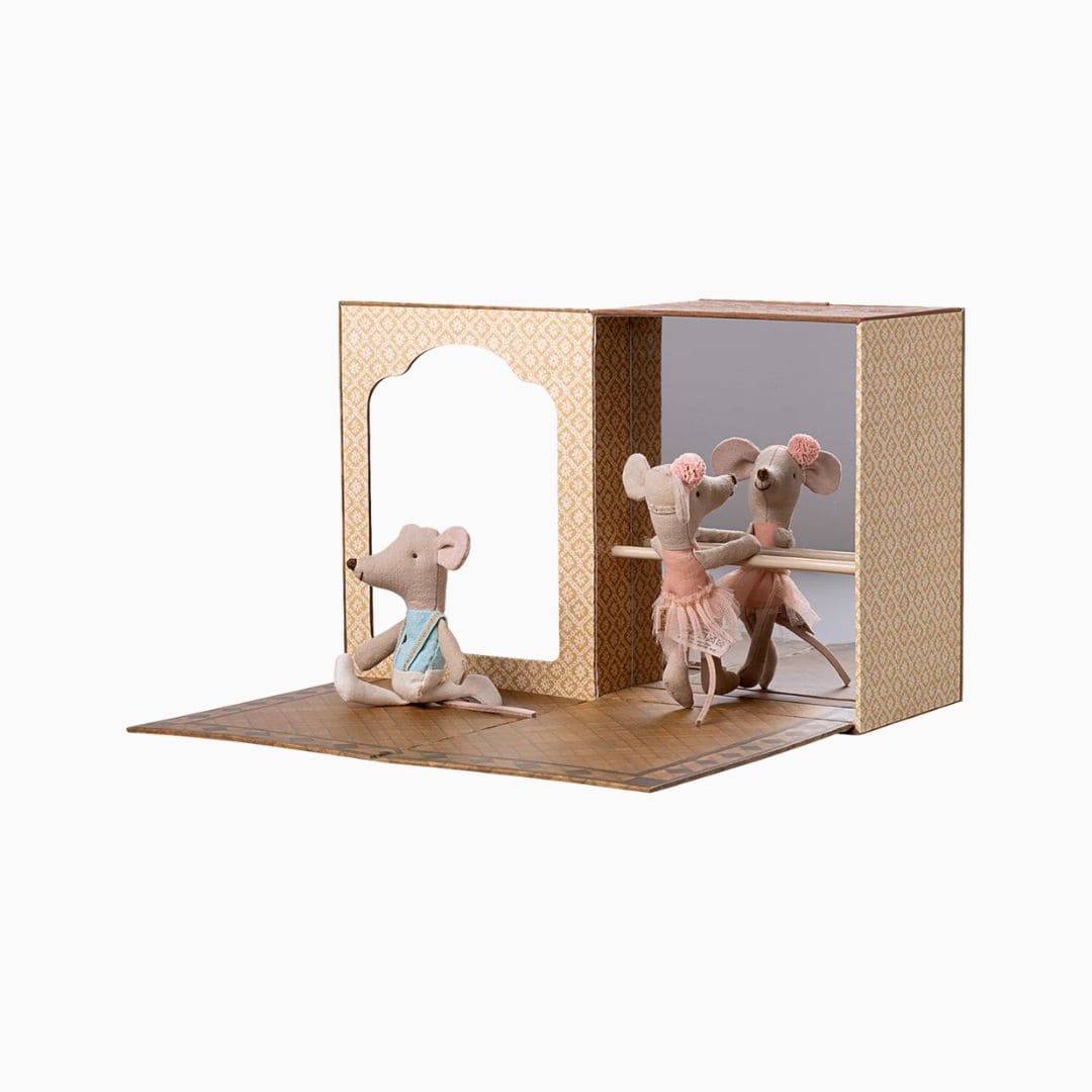 Maileg balletmuizen in dansbox