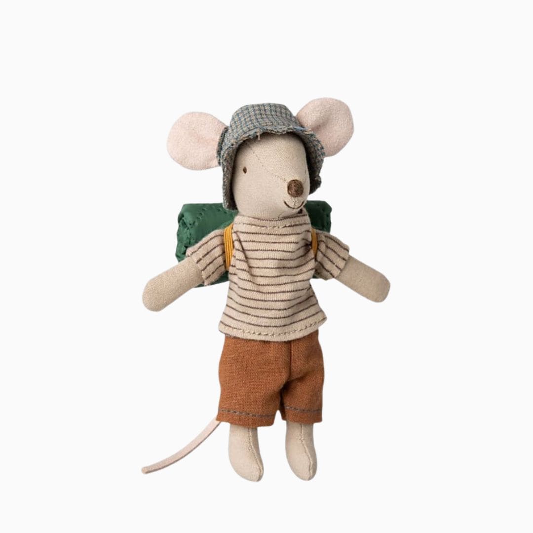 Maileg hiker-muis grote broer - Thin stripes
