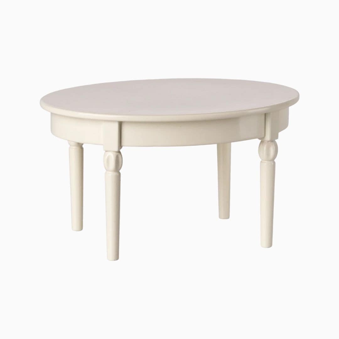 Maileg vintage eettafel in de witte kleur off white