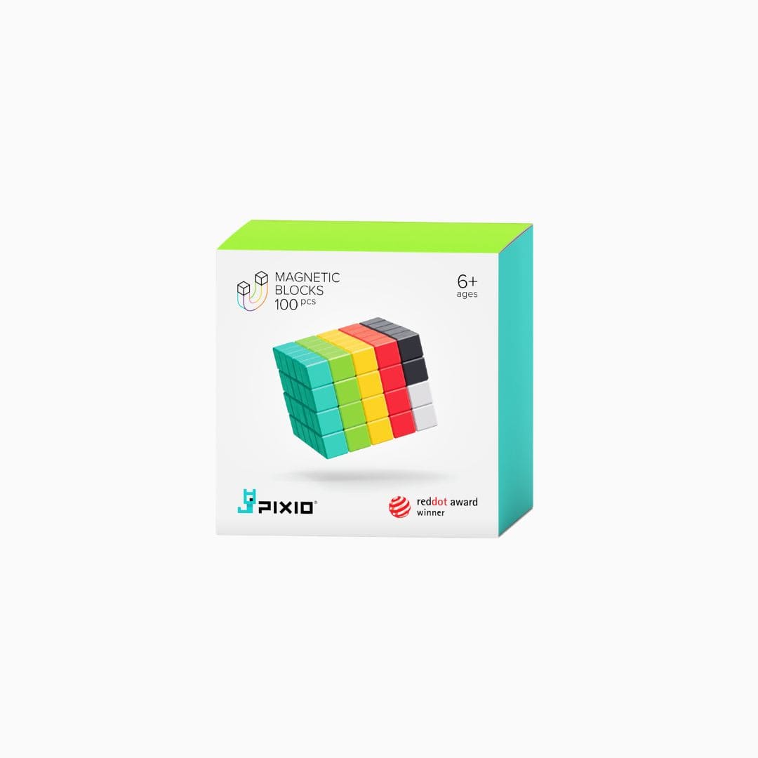 PIXIO magnetische blokjes - 100 stuks