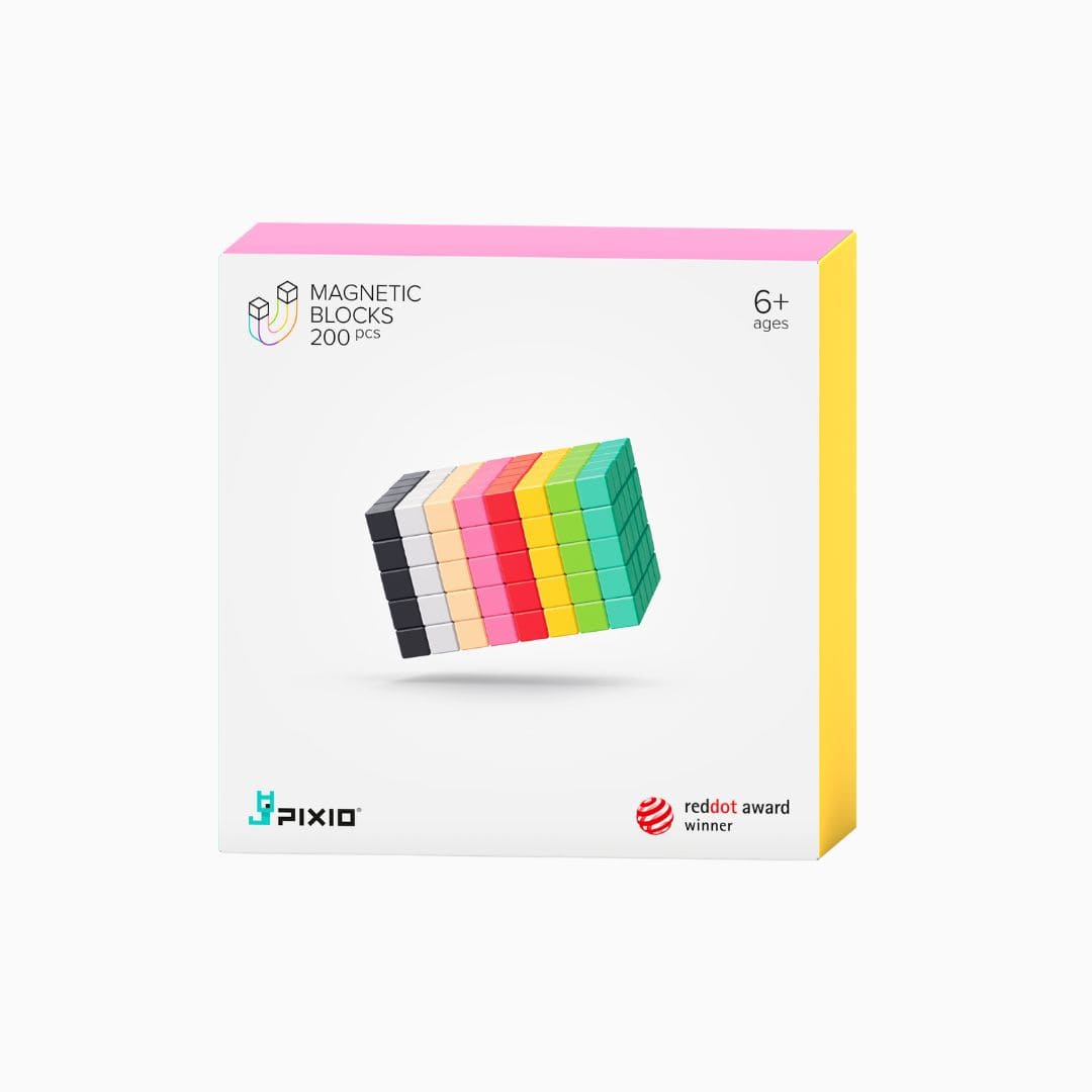 PIXIO magnetische blokjes - 200 stuks