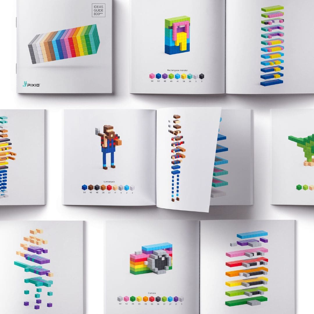 PIXIO magnetische blokjes - 800 stuks