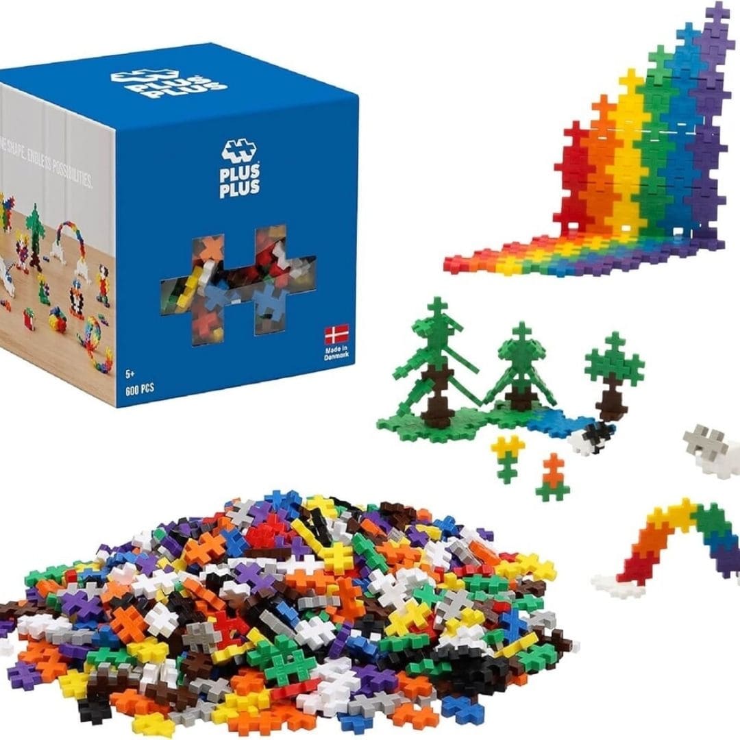 PlusPlus open einde constructie speelgoed set met 600 onderdelen