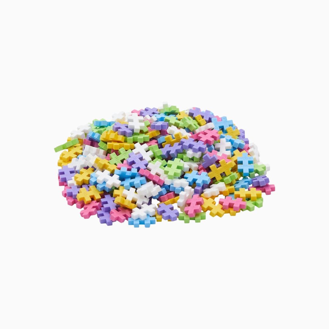 PlusPlus speelgoed constructiemateriaal in pastel kleuren