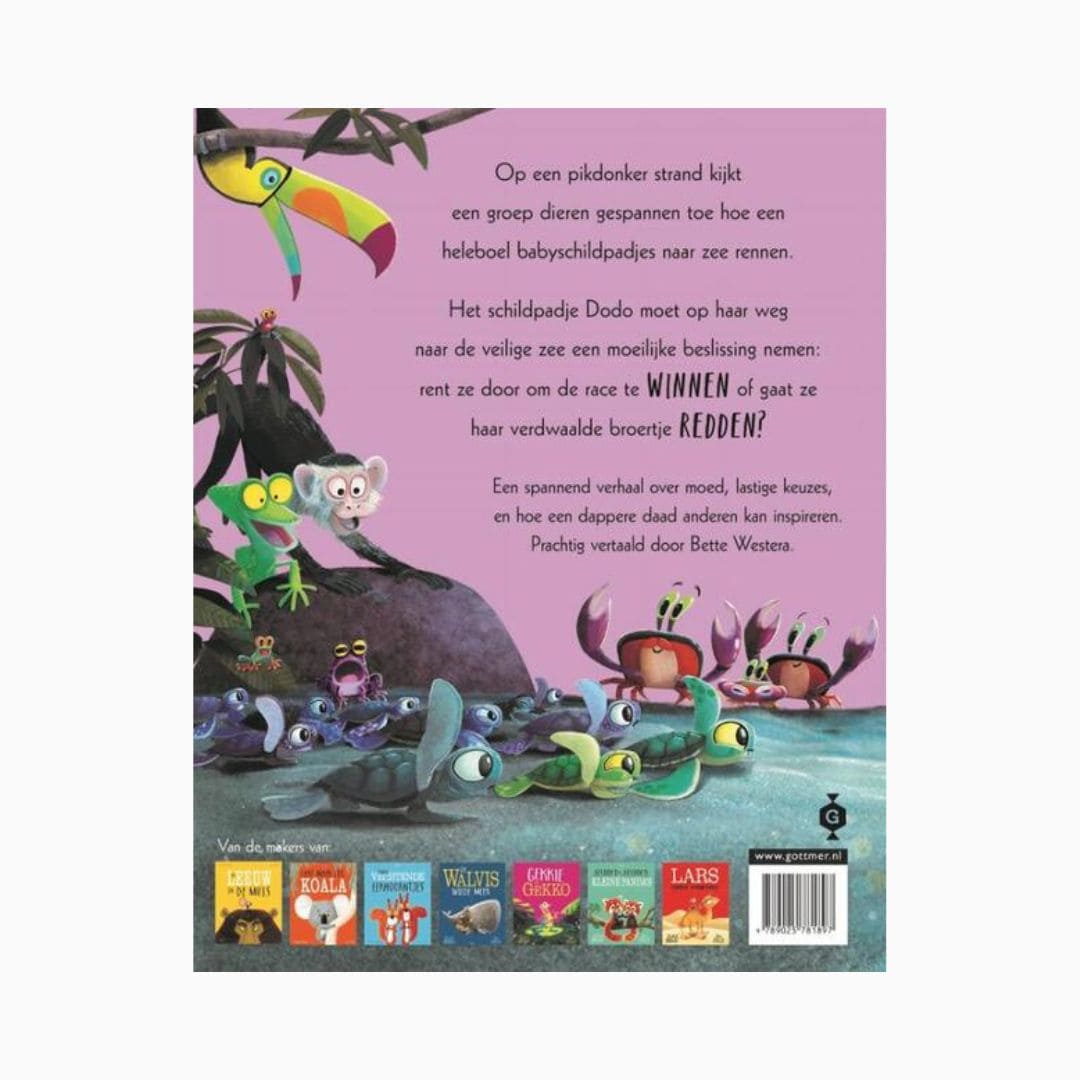 Prentenboek schiet op, schildpadjes van Rachel Bright