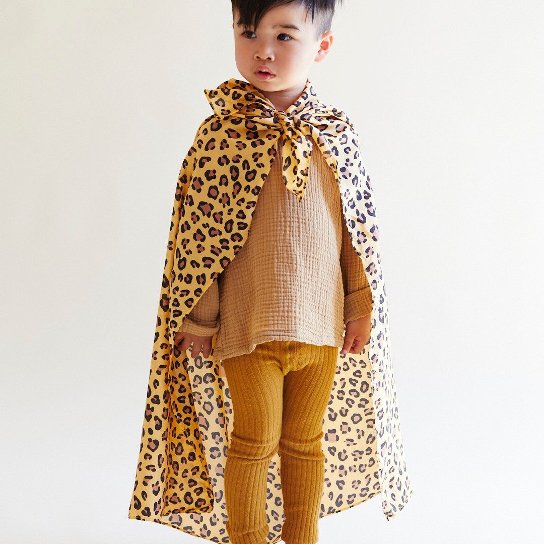 Sarah silks speelzijde met panterprint uit de animal collectie