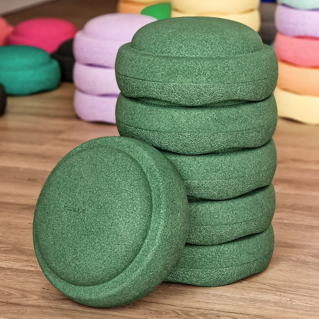 Stapelstein donkergroene stapelsteen