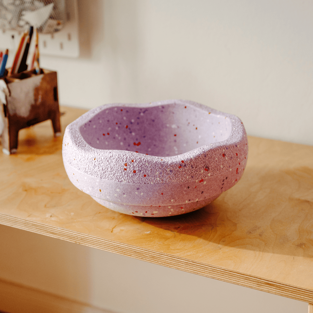 stapelstein steen original winter special violet confetti