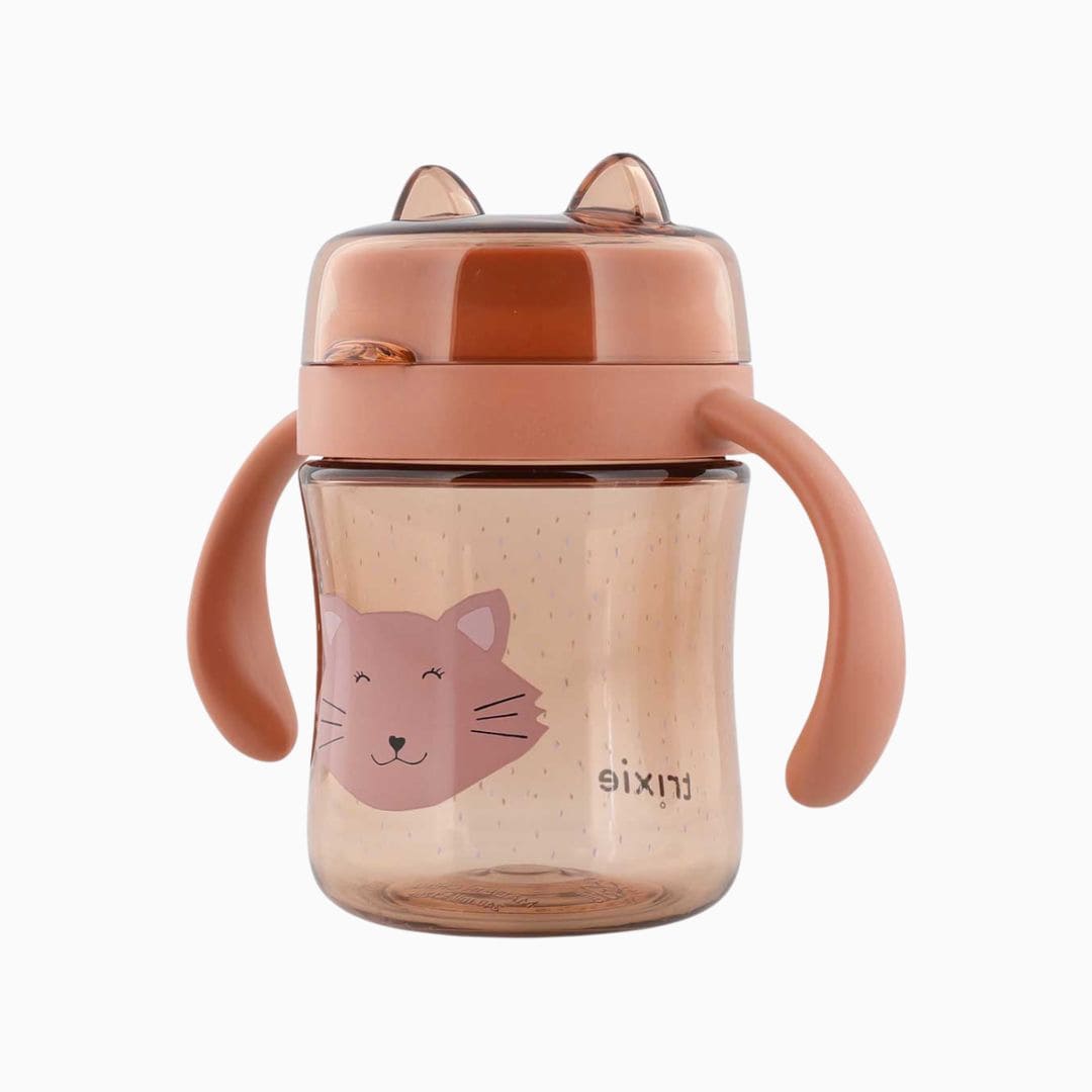 Trixie 360° drinkfles met handvatten in het thema Mrs. Cat