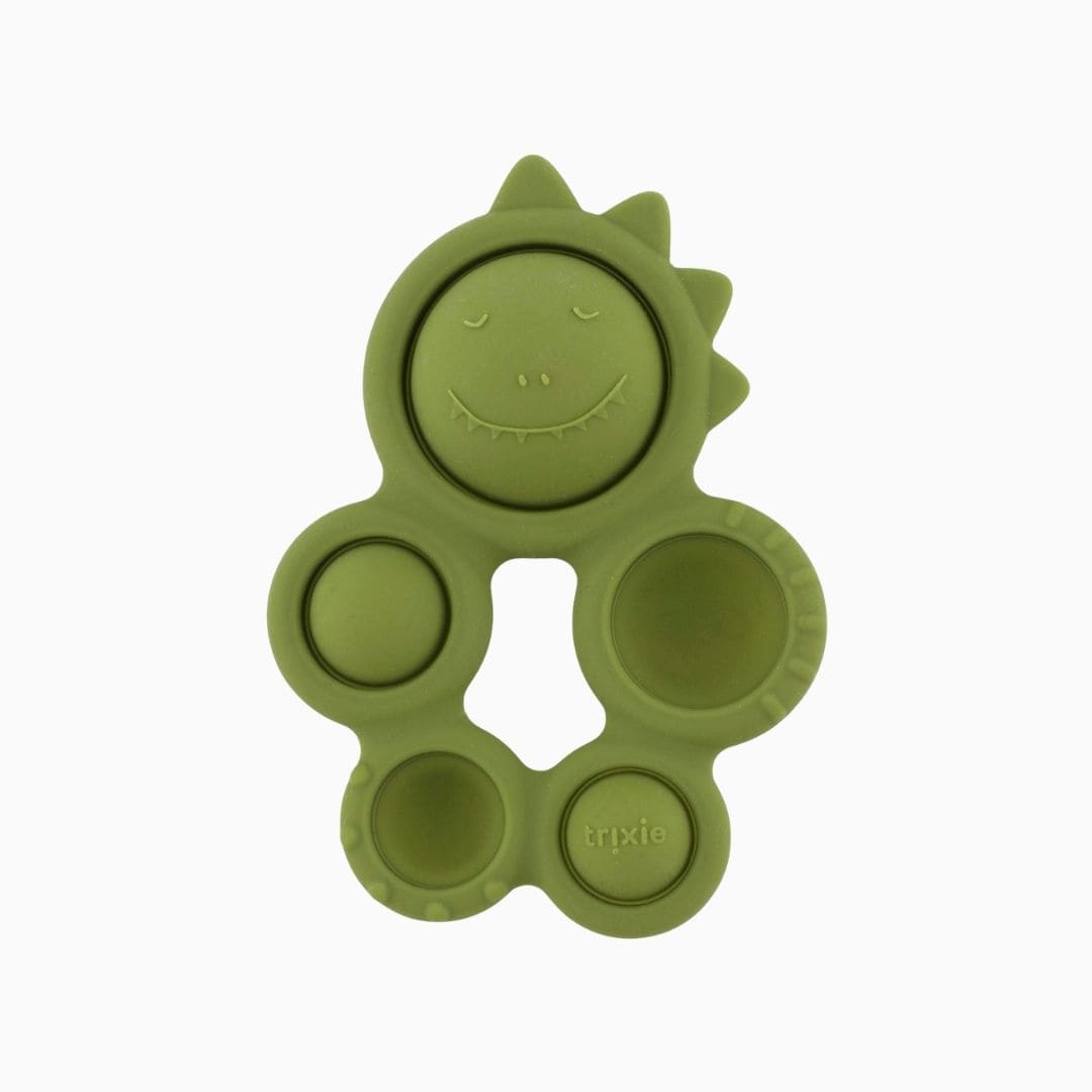 Trixie siliconen pop-it toy in het thema van Mr. Dino