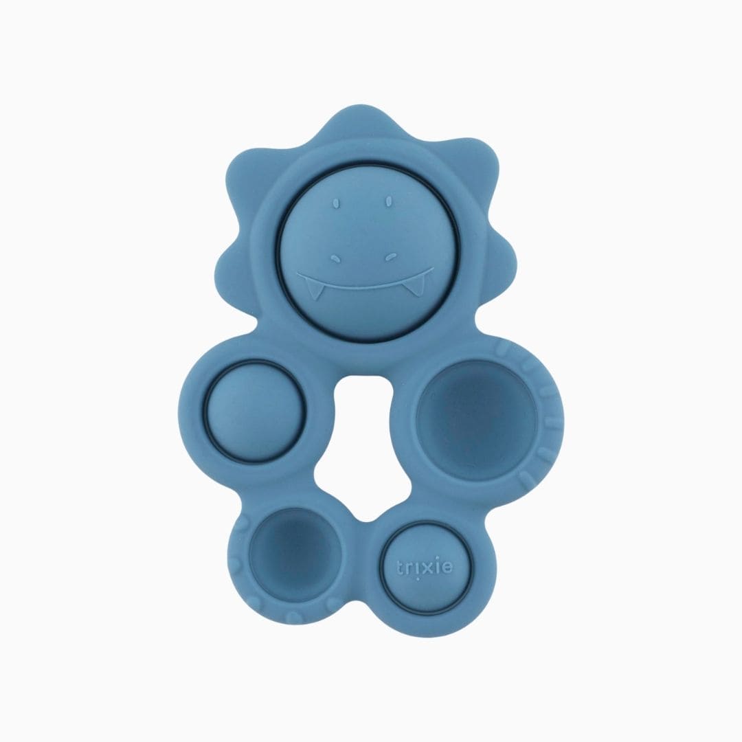 Trixie siliconen pop-it toy in het thema van Mr. Triceratops