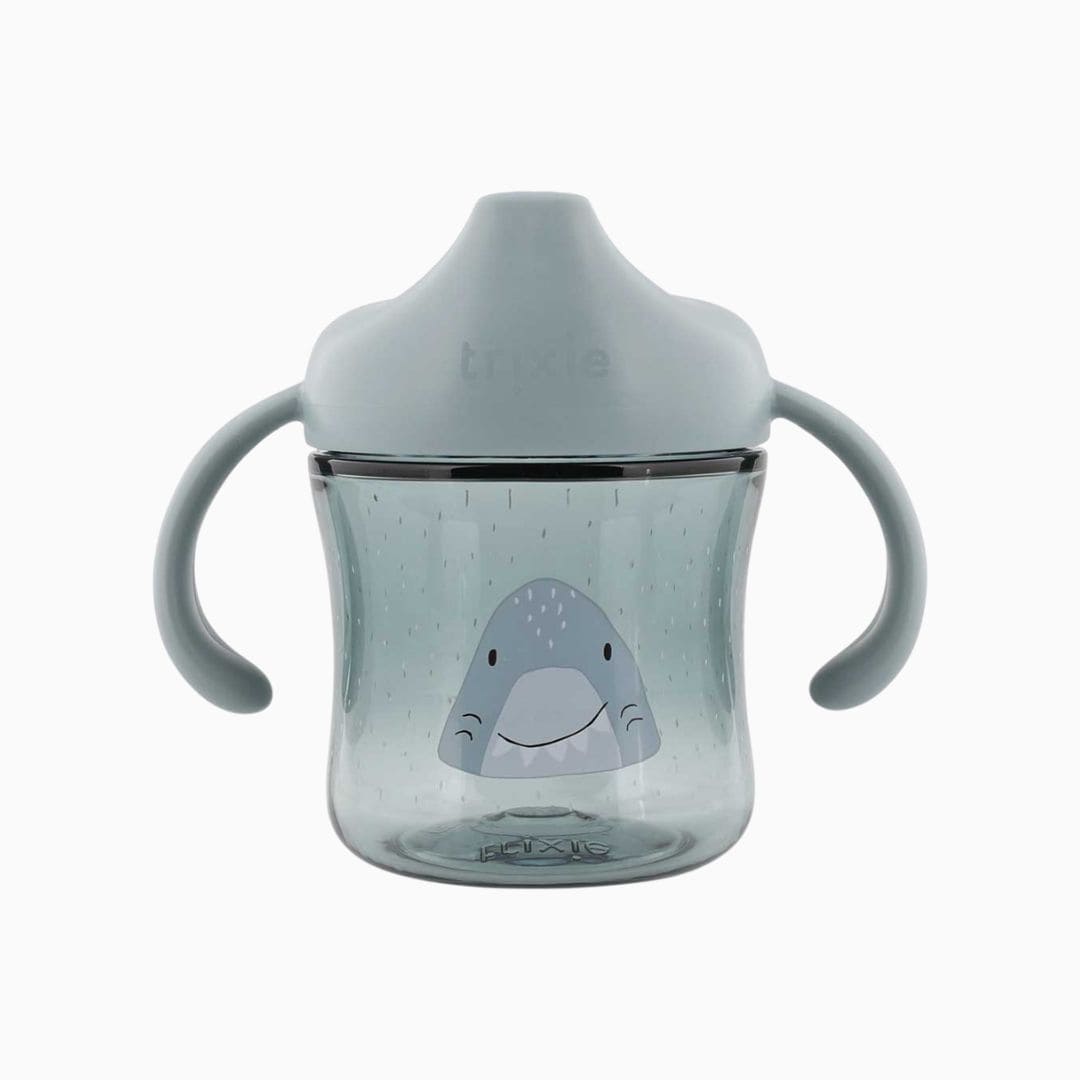 Trixie tuitbeker met handvatten in het thema van Mr. Shark
