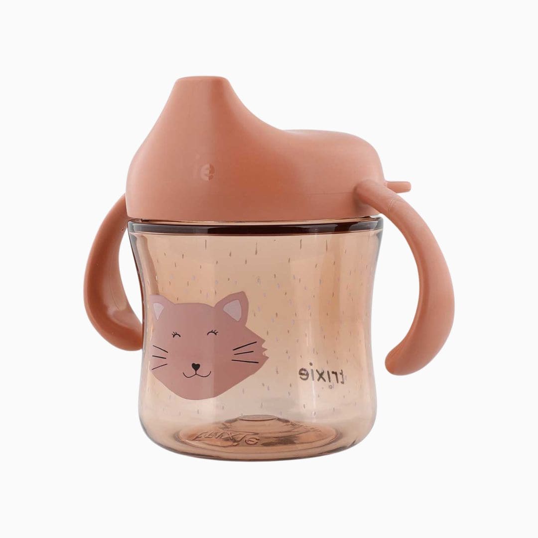 Trixie tuitbeker met handvatten in het thema van Mrs. Cat