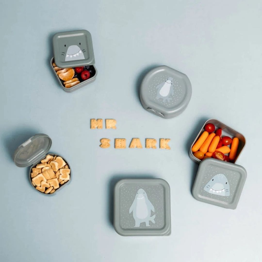 Trixie snackdoosje set 3-delig uit de collectie Mr. Shark