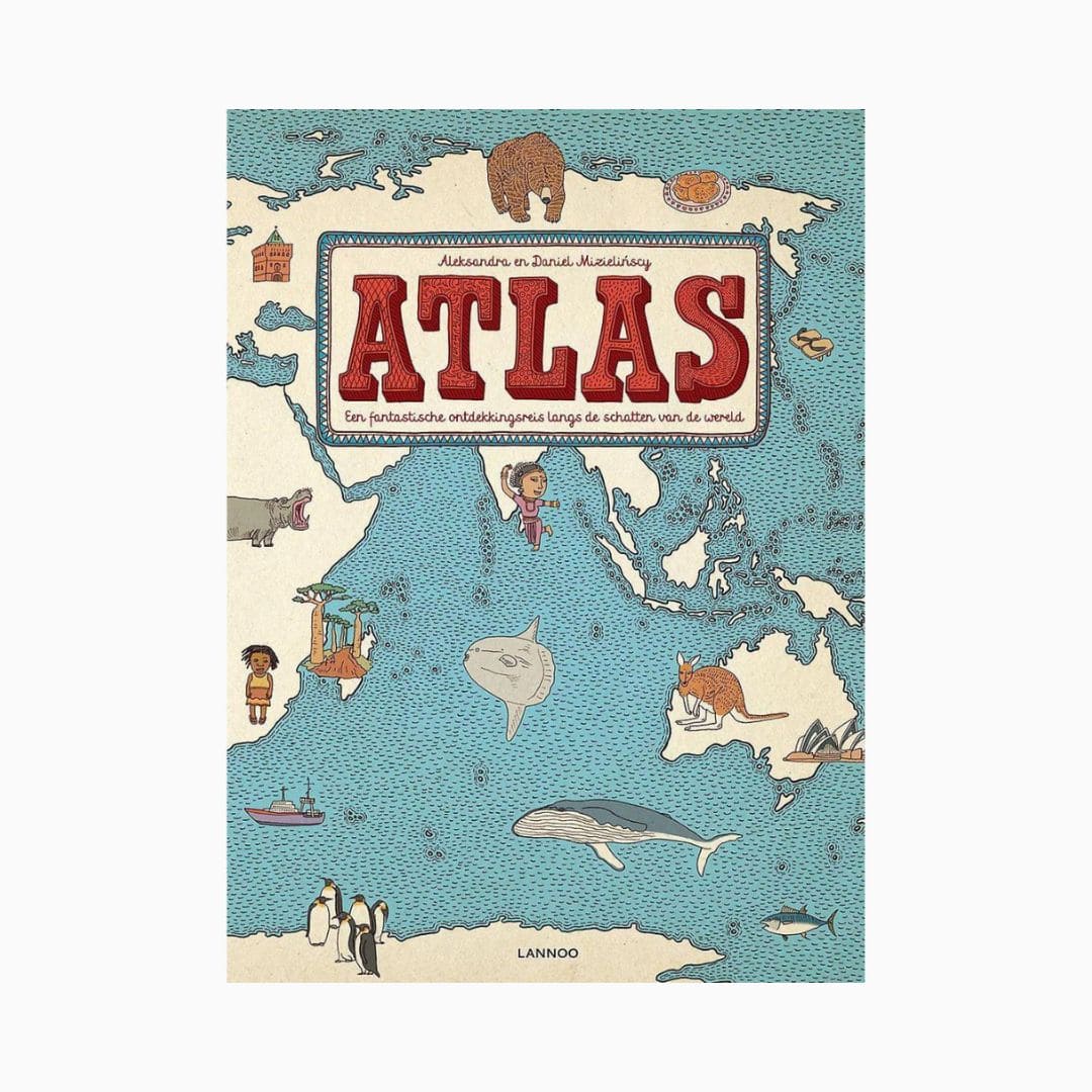 Uitgeverij Lannoo Atlas van de wereld door Daniel Mizielinski