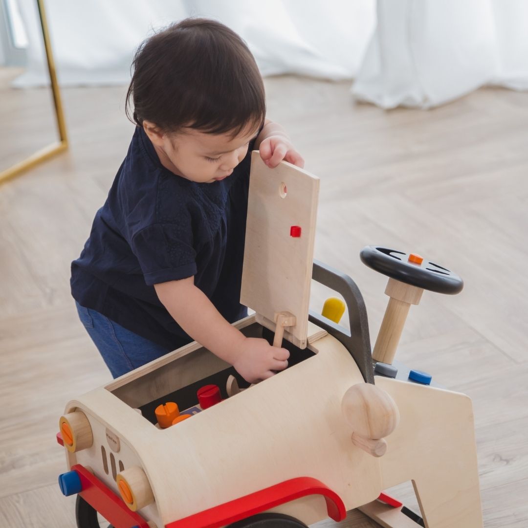 Plan Toys automonteur speelset