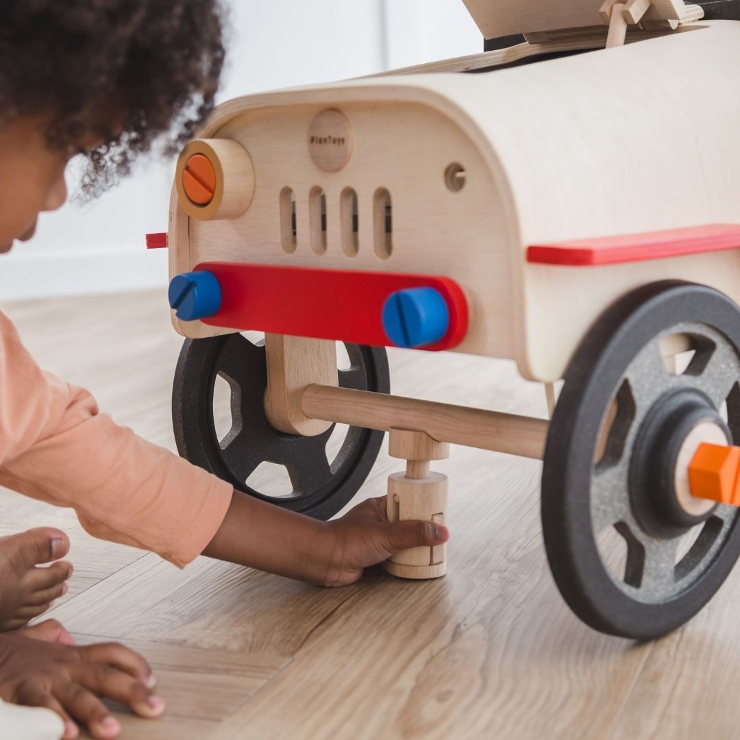 Plan Toys automonteur speelset