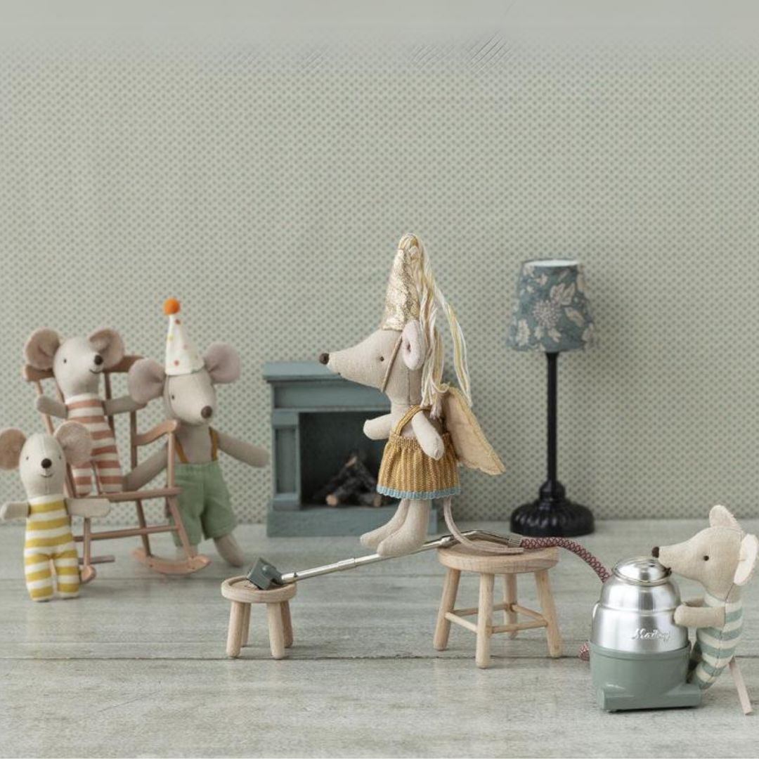 Maileg drieling muizen baby